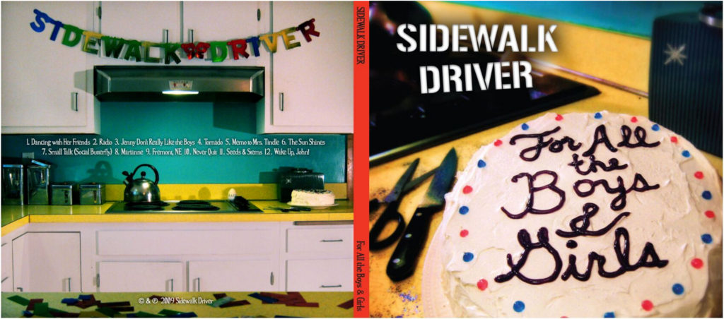 Sidewalk Driver: For All the Boys and Girls, CD front and back